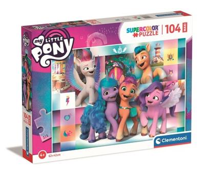 Clementoni maxi puzzel my little pony lachen, 104st.