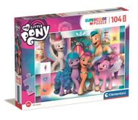 Clementoni maxi puzzel my little pony lachen, 104st. - thumbnail