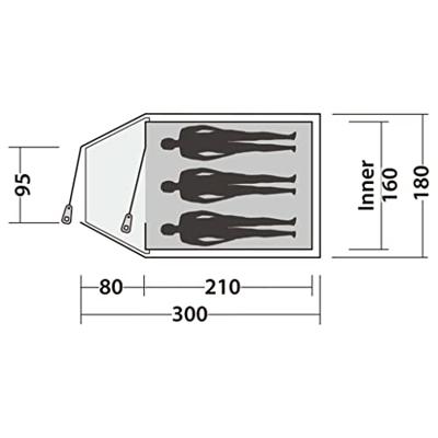 Easy Camp Quasar 300 Rustic Green tent Easy Camp Quasar 300 Rustic Green tent