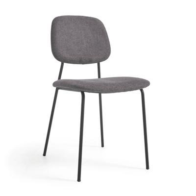 Kave Home Benilda eetkamerstoel Donkergrijs Kave Home Benilda eetkamerstoel Donkergrijs