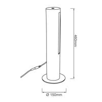 Brilliant Houten tafellampOdun 46cm hoog - G93113/36 - thumbnail