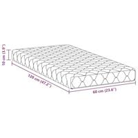 Matrassen Wit 120 x 60 cm 100% polyester stof - thumbnail