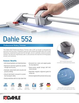 Rolsnijmachine Dahle 552 A3 Blauw - thumbnail