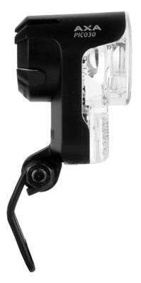 Axa Koplamp pico 30 switch aan/uit led dynamo zwart