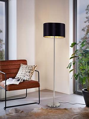 Eglo VloerlampMaserlo 38cm metaalgrijs zwart met goud - 95169 Eglo VloerlampMaserlo 38cm metaalgrijs zwart met goud - 95169