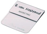 Badge durable met insteektong 40x75mm - thumbnail