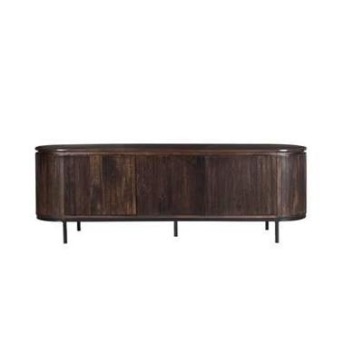 Livingfurn TV-meubel 'Noor' Mangohout, 170cm, kleur Walnoot
