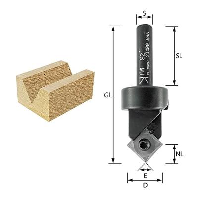 ENT Wisselmes V-groeffrees 90gr., kolf 8mm - 7920300 - 7920300 ENT Wisselmes V-groeffrees 90gr., kolf 8mm - 7920300 - 7920300