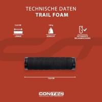 CONTEC handvatten "trail foam" ct grips trail foam 129 mm, black - thumbnail