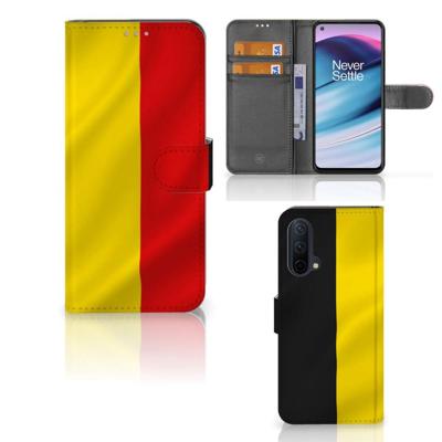 OnePlus Nord CE 5G | Bookstyle Case | Belgische Vlag OnePlus Nord CE 5G | Bookstyle Case | Belgische Vlag