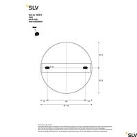 SLV 1003014 SENSER 12 Plafondlamp Wit - thumbnail