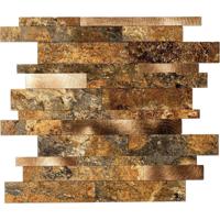 Zelfklevende Mozaïektegel - Wildverband Taupe - Natuursteen 303x298x4mm - thumbnail