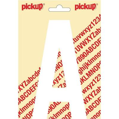 Plakletter Nobel Sticker letter A wit Pickup - Pickup