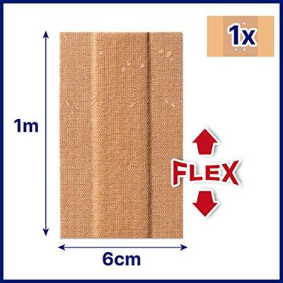 Hansaplast 02607-00000 Pleister Elastic 1 m x 6 cm
