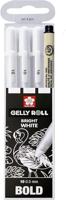 Gelschrijver Sakura Gelly Roll Classic 08 set à 3 stuks wit - thumbnail