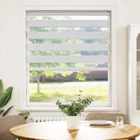 Zebra blind 110x100 cm stofbreedte 105,9 cm polyester wit - thumbnail