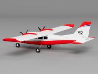XFLY P68 Twin 850MM Wingspan ARTF - Rood - thumbnail