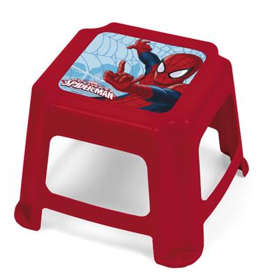 Marvel kruk Spider Man junior 27 x 27 x 21 cm rood/blauw Marvel kruk Spider Man junior 27 x 27 x 21 cm rood/blauw