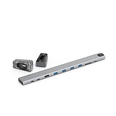 Hama USB-C-dockingstation Met Afneembare Voetjes 9-poorts Hama USB-C-dockingstation Met Afneembare Voetjes 9-poorts