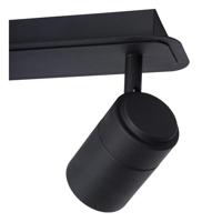 Lucide LENNERT - Plafondspot Badkamer - LED Dimb. - GU10 - 2x5W 3000K - IP44 - Zwart - thumbnail
