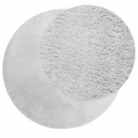 Vloerkleed laagpolig zacht en wasbaar 80 cm grijs - thumbnail