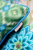 Pip Studio Pip Studio Zazu Cushion - Groen 53x53 cm - thumbnail