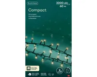 Lumineo Compact ricelights 3000LED 60m warm wit - thumbnail