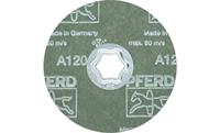 PFERD TOOLS 64190012 Combiclick korrel fiberschijf Ø 115 mm A 120 voor universele toepassingen Diameter 115 mm - thumbnail