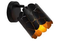Lucide ALMELO - Wandspot / Wandlamp - Ø 12 cm - 1xE14 - Zwart - thumbnail