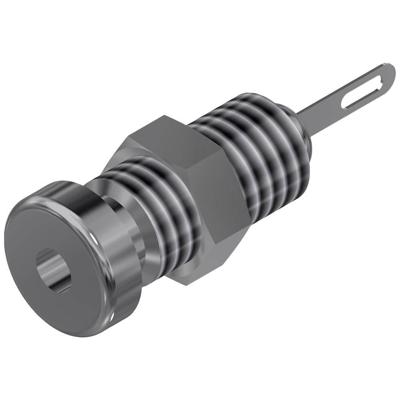 Hirschmann Test & Measurement MBU 1 Miniatuur-laboratoriumconnector Bus, inbouw verticaal Stift-Ø: 2 mm Zilver 1 stuk(s)