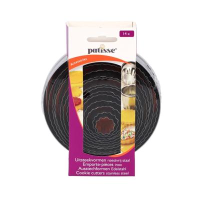Patisse Set uitsteekvormen rvs 14 delig
