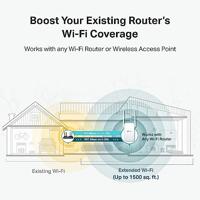TP-Link AC1200 WiFi Extender (RE315), dekt tot 1500 sq.ft en 25 apparaten, 1200 Mbps Dual Band WiFi Booster met externe antennes, wifi-repeater, ondersteunt OneMesh - thumbnail