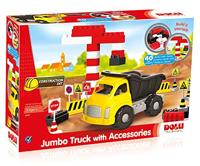 Dolu jumbo bouwtruck met accessoires 40-delig - thumbnail