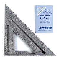 Swanson meetdriehoek - aluminium - 250mm - gradenboog/teken-winkel-verstekhaak - thumbnail