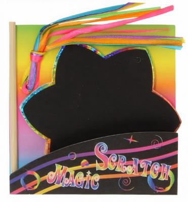 Toys Amsterdam knutselset Magic Scratch junior 10 cm papier 9 delig