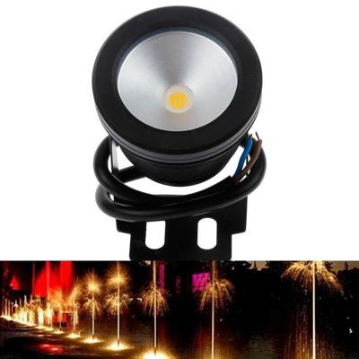 10W zwembad onderwater fontein Spotlight getimede Fish tank onderwater Spotlight DC 12V (warm wit licht)
