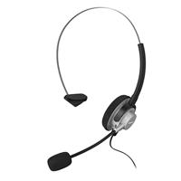 Hama On-Ear-headset voor draadloze telefoons, 2,5 mm jack, zwart - thumbnail