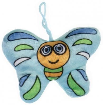 LG-Imports knuffelvlinder meisjes 13 cm pluche blauw LG-Imports knuffelvlinder meisjes 13 cm pluche blauw
