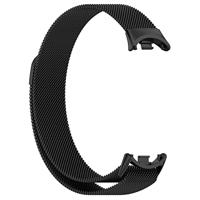 By Qubix - Milanese band - Zwart - Compatible met Xiaomi Smart Band 8 & 9 - Compatible Xiaomi bandje - thumbnail