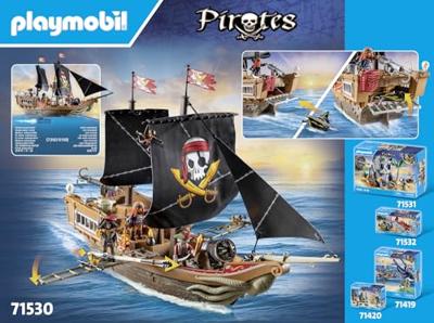 PLAYMOBIL Pirates groot piratenschip 71530