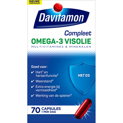 Davitamon Compleet Omega-3 Visolie Capsules