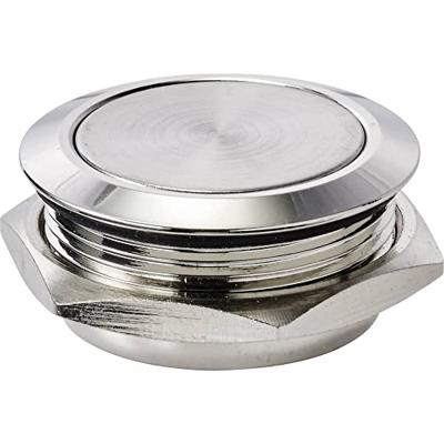 TRU COMPONENTS TC-9563744 Druktoets 12 V 0.005 A 1x uit/(aan) Contact element (Ø x h) 17.8 mm x 14.5 mm IP65 1 stuk(s) Bulk