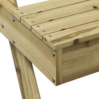 Picknicktafel 105x134x75 cm gempregneerd grenenhout - thumbnail