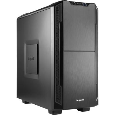 Silent Base 600 Black - Towermodel - ATX - geen voeding - USB/Audio - zwart
