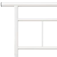 Bedframe metaal wit 200x200 cm - thumbnail