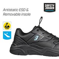 Safety Jogger Champ O2 Laag | Zwart | Maat 43 - 5401033417325 - thumbnail