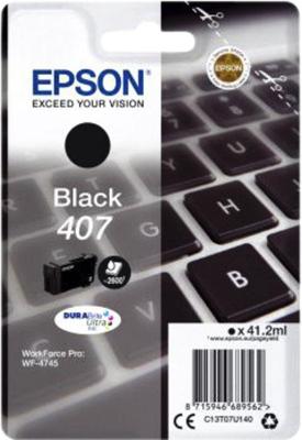 Inktcartridge epson 407 t07u140 zwart | 5 stuks