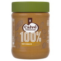 Calve Pindakaas 100% Grof Gemalen Pinda&apos;s 350 g bij Jumbo - thumbnail