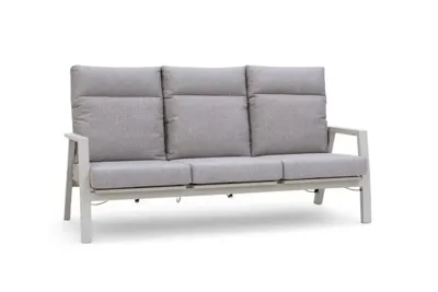 Trestino verstelbare loungebank lectoure 3-zits latte