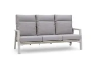 Trestino verstelbare loungebank lectoure 3-zits latte - thumbnail